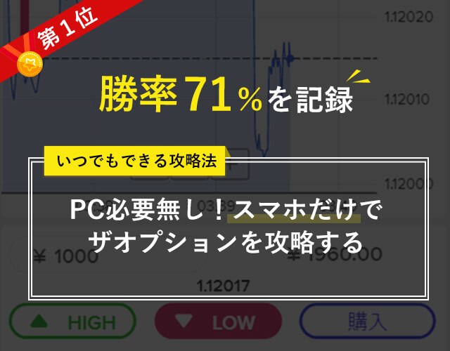 ザオプションをスマホで攻略